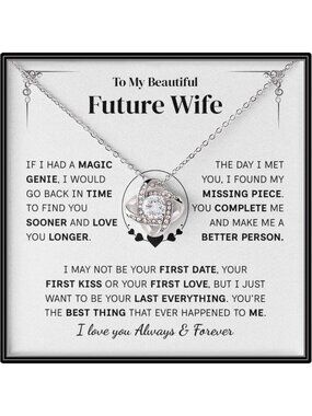 Romantic Soulmate Necklace for Couples - Perfect Gift for Future Wife